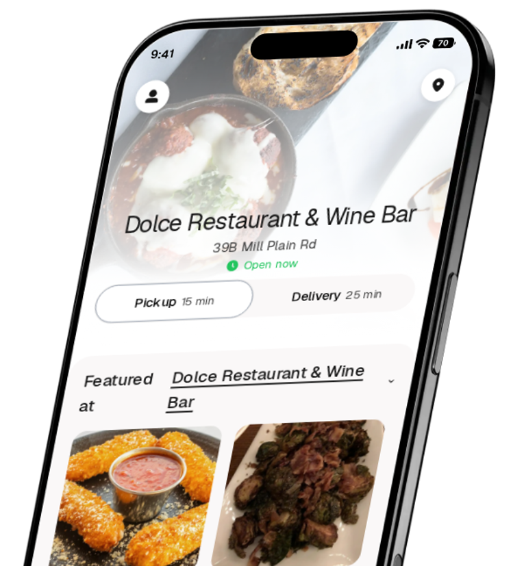 Dolce Restaurant & Wine Bar app preview