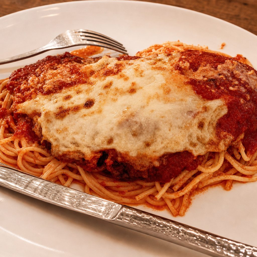 Veal Parmigiano.
