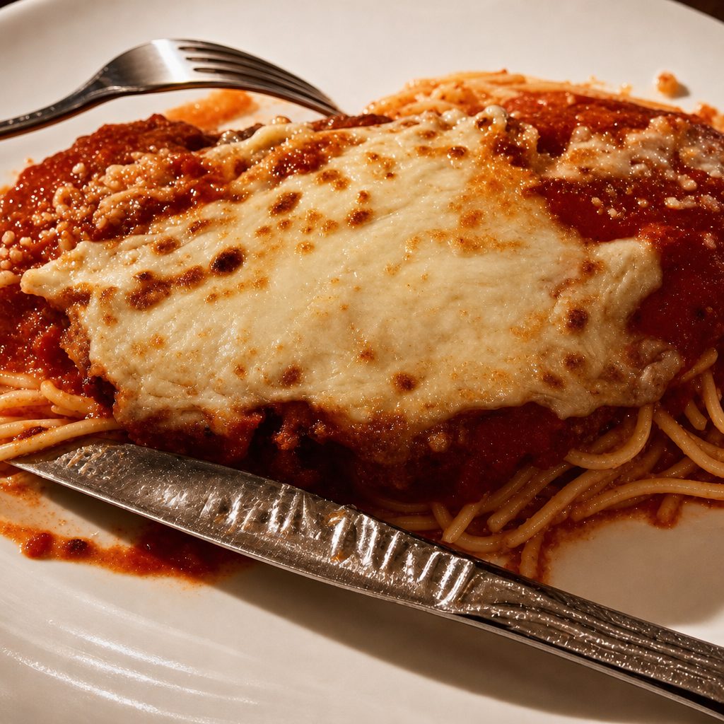 Veal Parmigiano.