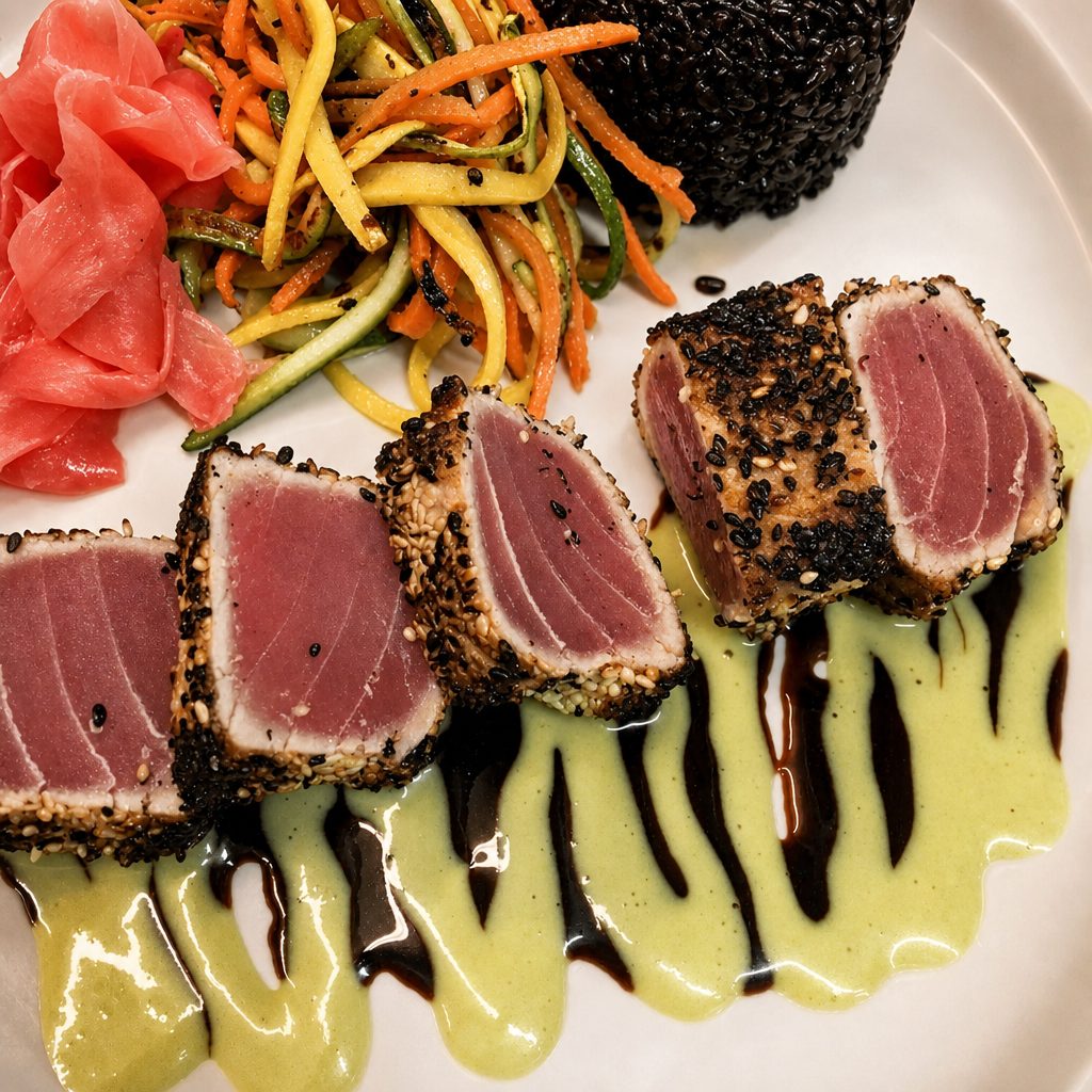 Sesame Crusted Tuna.